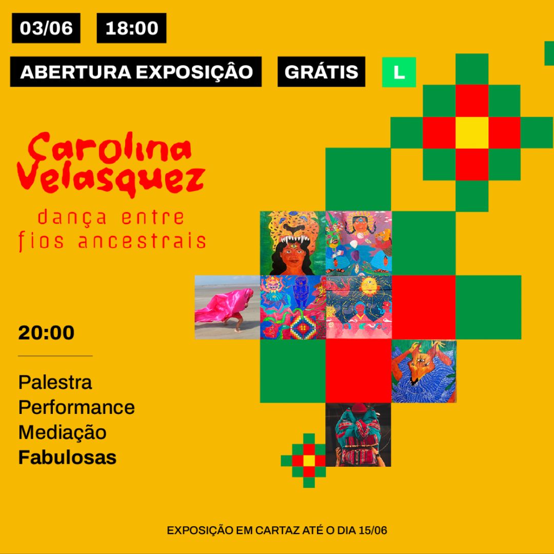 Arte da exposição de Carolina Velasquez