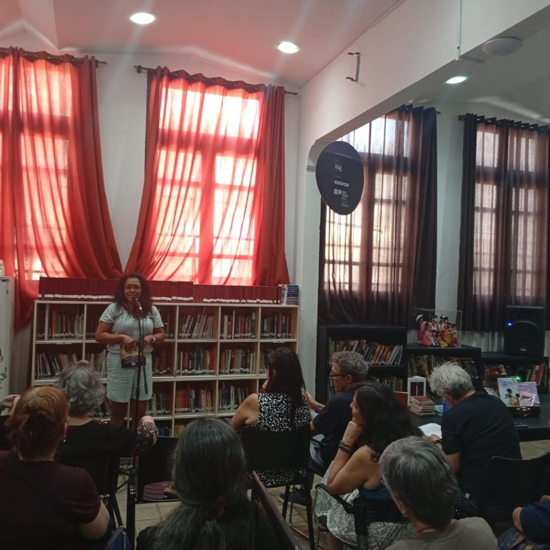 Sarau Pagu no Espaço do Livro do Oswald de Andrade.