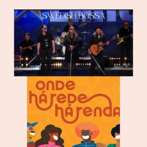 Arte com foto do Show no Escuro e evento Onde Há Rede, há Renda